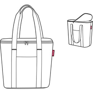 Produktbild für Kühltasche Reisenthel Thermoshopper summerstripes coffee, 15 L