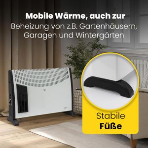 Produktbild für Konvektorheizung Clatronic KH 3433 N, weiß