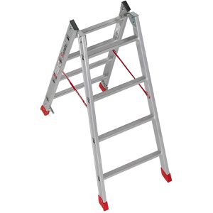 Produktbild für Stehleiter Euroline Nr. 305, 3051104, beidseitig begehbar