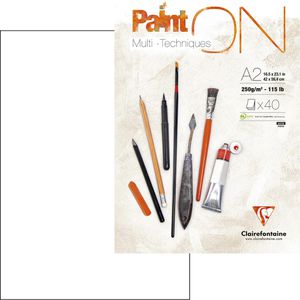 Zeichenblock Clairefontaine PaintON 96535C, A2
