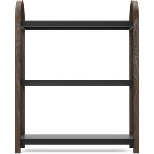 Produktbild für Bücherregal Umbra Bellwood, walnuss / schwarz