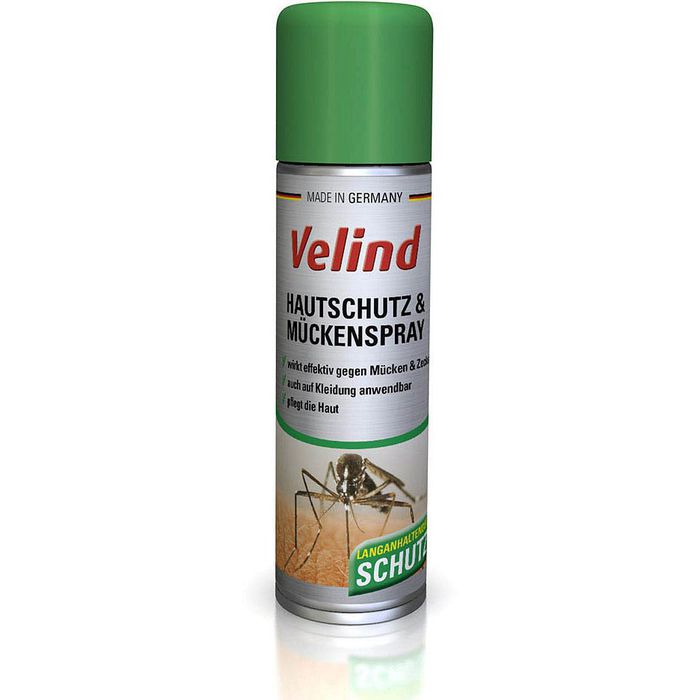 Velind Mückenspray Hautschutz, gegen Mücken und Zecken, Spray, 200ml –  Böttcher AG