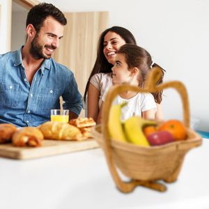 Produktbild für Obstschale Relaxdays 10019142, Faltkorb Apfel