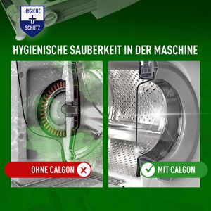 Produktbild für Wasserenthärter Calgon Hygiene+, für Waschmaschine, Tabs