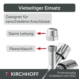 Produktbild für Eckventil Kirchhoff Universal 98480090, aus Messing