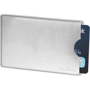 Produktbild für Kreditkartenhülle Durable 890023, silber