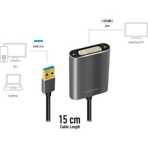 Produktbild für USB-Adapter LogiLink UA0232, silber