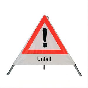 Produktbild für Faltsignal SafetyMarking Gefahrenstelle VZ101, Unfall