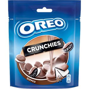 Kekse Oreo Crunchies Dipped mit Cremefüllung und Schokolade