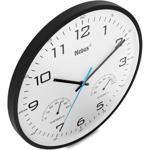 Produktbild für Wanduhr Mebus 16180, Kunststoff, analog, Quarzuhr