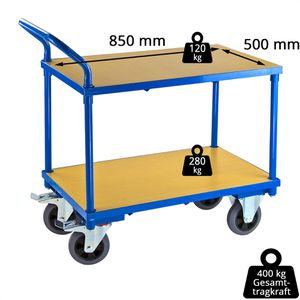Produktbild für Tischwagen ADB 19809, aus Metall &amp; Holz