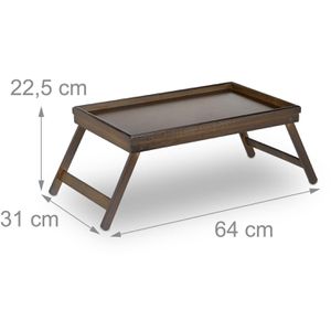 Produktbild für Serviertablett Relaxdays 10023235, eckig, 50x31cm