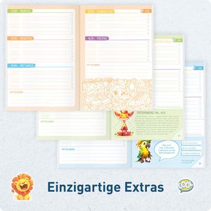 Produktbild für Schülerkalender Häfft Grundschul-Hausaufgabenheft Lama