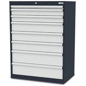 Schubladenschrank Simplaflex CL9H121232, Metall