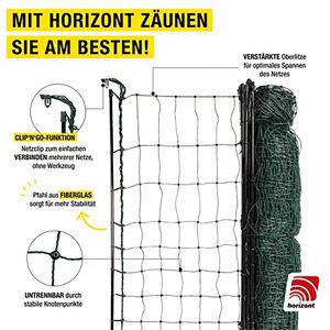 Produktbild für Weidezaunnetz Horizont farmer 14655, Geflügelnetz