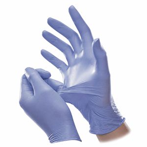 Produktbild für Einmalhandschuhe B.Braun Vasco Nitril light, lila, 90 Stück