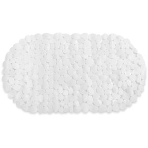 Floordirekt Antirutschmatte Bubble oval, für Badewanne, 68 x 36cm, weiß