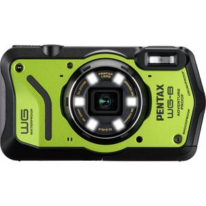 Kompaktkamera Pentax WG-8 grün, mit 3 Zoll Display