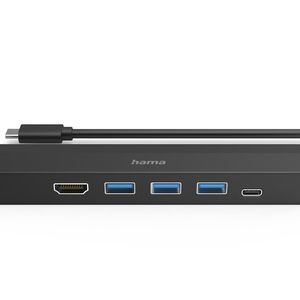 Produktbild für Dockingstation Hama 6-in-1-USB-C, 200144