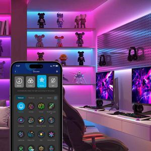 Produktbild für LED-Streifen Govee Strip Light S, dimmbar, weiß + RGB