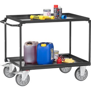 Produktbild für Tischwagen Fetra 4822-7016 Grey Edition, aus Metall