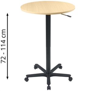 Stehtisch Hammerbacher ST08, ahorn