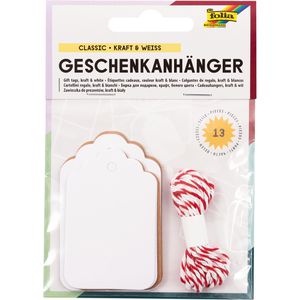 Hängeetiketten Folia Geschenkanhänger Classic