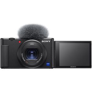 Produktbild für Kompaktkamera Sony ZV-1F schwarz, mit 3 Zoll Display