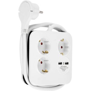 Produktbild für Steckdosenleiste REV-Ritter Powerquad, 1,4m Kabel