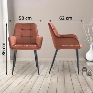 Produktbild für Esszimmerstuhl CLP Ferndale, 324661