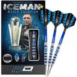 Produktbild für Dartpfeile Red-Dragon Gerwyn Iceman Price Original Steeldarts