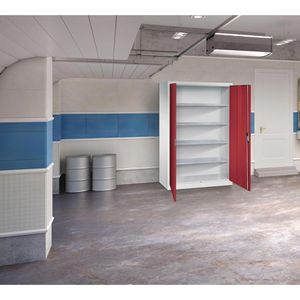 Produktbild für Werkzeugschrank CP-Möbel 8931-00, aus Metall, grau / rot