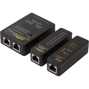 Netzwerkkabeltester LogiLink mit PoE Finder, Set
