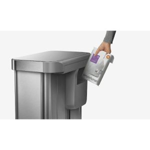 Produktbild für Mülleimer Simplehuman CW2025, silber