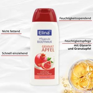 Produktbild für Bodylotion Elina-med Pflegende Bodymilk Granatapfel