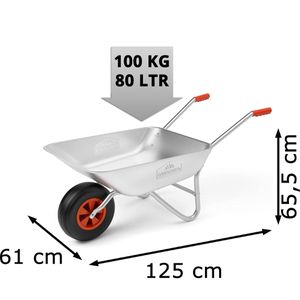 Produktbild für Schubkarre Gardebruk 108750, Tragkraft 100 kg
