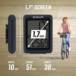 Produktbild für Fahrradcomputer Sigma BC 5.0 WR, 05210