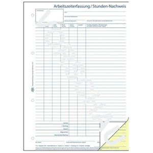 Produktbild für Stundenerfassung Zweckform 1773, A4