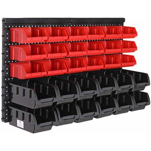 Werkzeugwand Monzana 101575, schwarz, aus Kunststoff