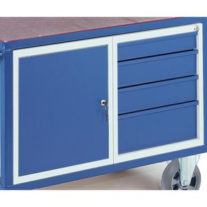 Produktbild für Werkstattwagen Rollcart 07-4307S, Tragkraft 1000 kg