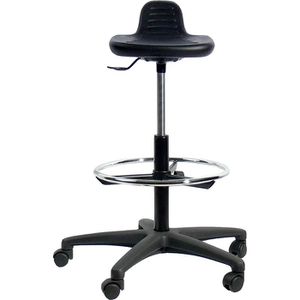 Produktbild für Arbeitsstuhl Topsit IND000004, schwarz