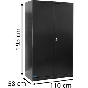 Produktbild für Werkzeugschrank Güde Typ CB Black Line, aus Metall, schwarz