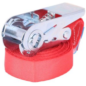 Produktbild für Spanngurt Sandax rot, mit Ratsche