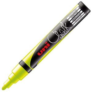 Kreidestifte uni-ball chalk PWE-5M, gelb