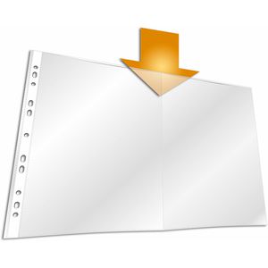 Prospekthüllen Durable 267119, A3 quer