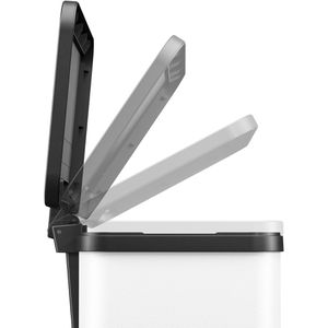 Produktbild für Mülleimer Hailo Öko trio Plus L, weiß