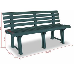 Produktbild für Gartenbank vidaXL 43584, 2-Sitzer