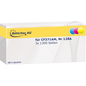 Produktbild für Toner Böttcher-AG für HP 128A, CF371AM Multipack