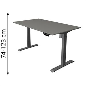 Schreibtisch Kerkmann Move 1, graphit / anthrazit