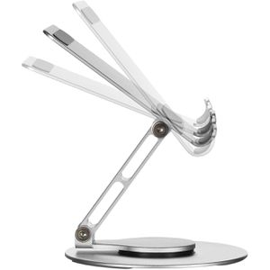 Produktbild für Tablet-Halterung myWall HT48L, silber, für Tisch